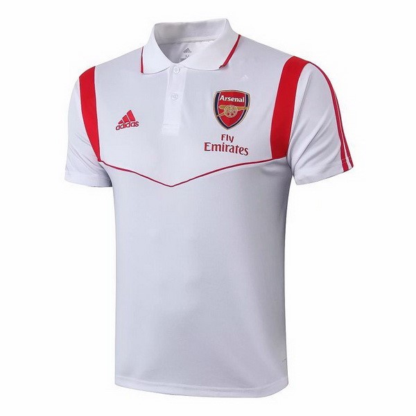 Polo Arsenal 2019-2020 Blanco Rojo